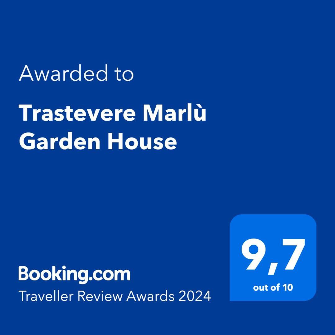 Ferienwohnung Trastevere Marlu Garden House Rom Exterior foto